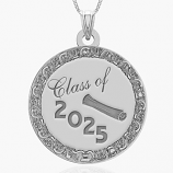 Class of 2025 - Round Graduation Charm or Pendant - 98673