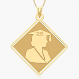 25' Female Graduation Charm or Pendant - 98674