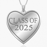 Class of 2025 Heart Charm - 87072