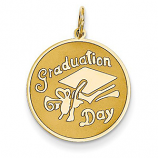 Graduation Day- Round Graduation Charm or Pendant - 86071
