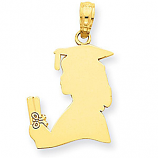 Female Graduate Pendant - 81461