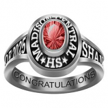Women's Oval Class Ring - 16530