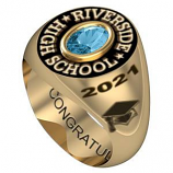 Girl's Oval Shape Class Ring
