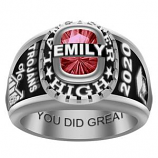 Women's Personalized-Top Traditional Class Ring - 16626