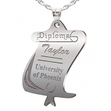 25 Custom Graduation Diploma Charm or Pendant - 98664